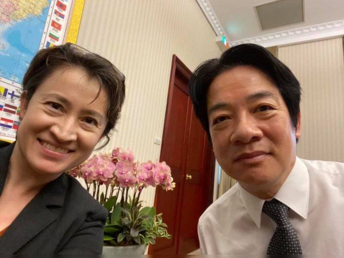 傳民進黨20日正式宣布蕭美琴為賴清德副手。（圖：蕭美琴臉書）