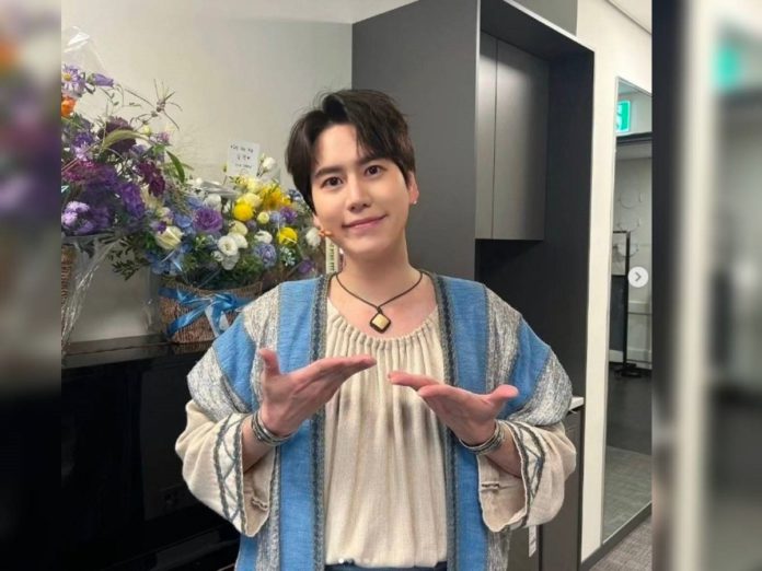 韓國天團Super Junior成員圭賢驚傳遭攻擊受傷。（圖：gyuram88推特）