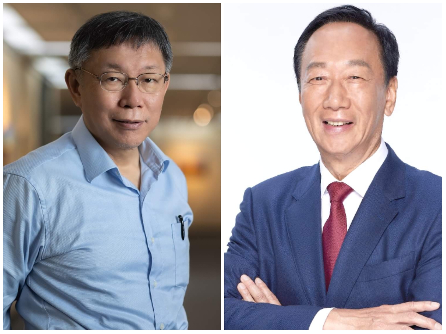 邱毅分析,國民黨的戰術是圍柯打郭,柯文哲與郭台銘可先達成合作,破解困局的密碼就在柯郭的交心一握。(圖:臉書合成)