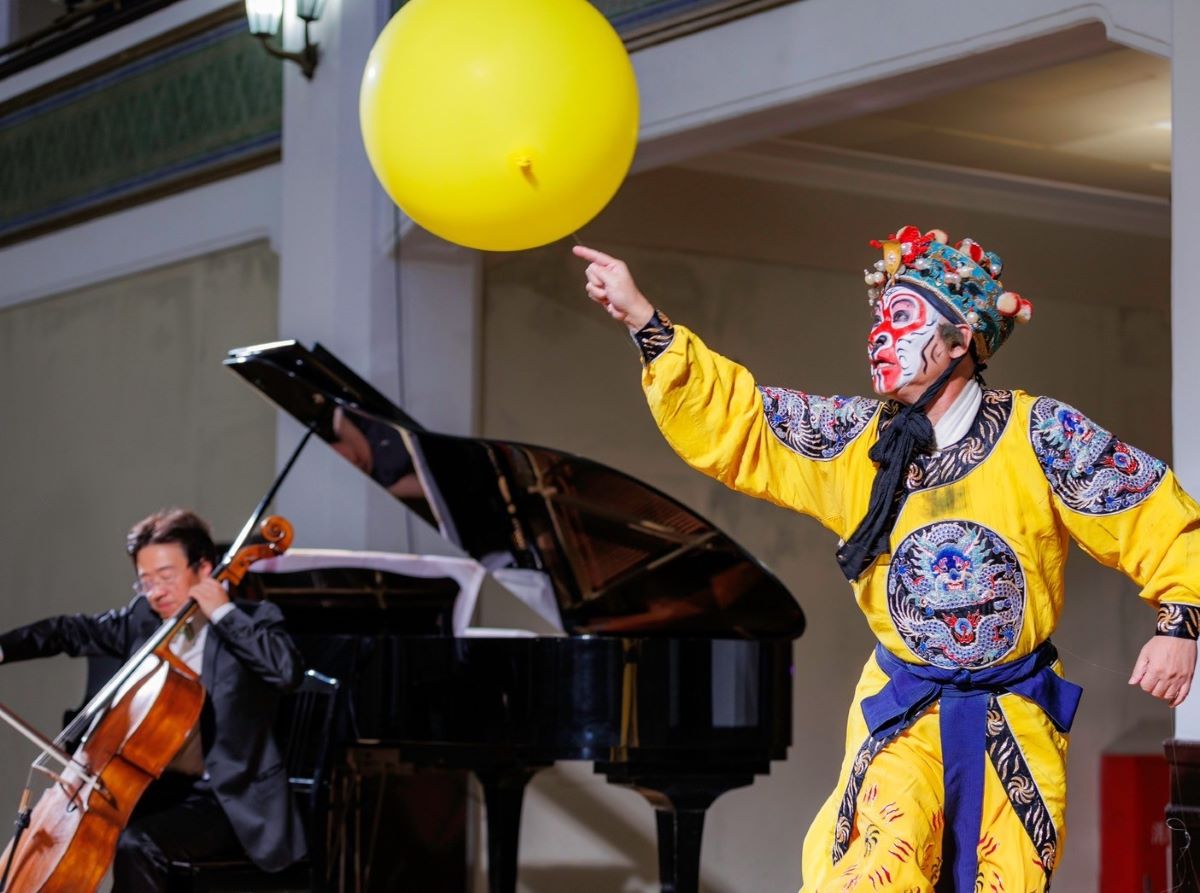 張正傑今年再度邀請京劇大師美猴王朱陸豪一起演出。(圖:張正傑提供)
